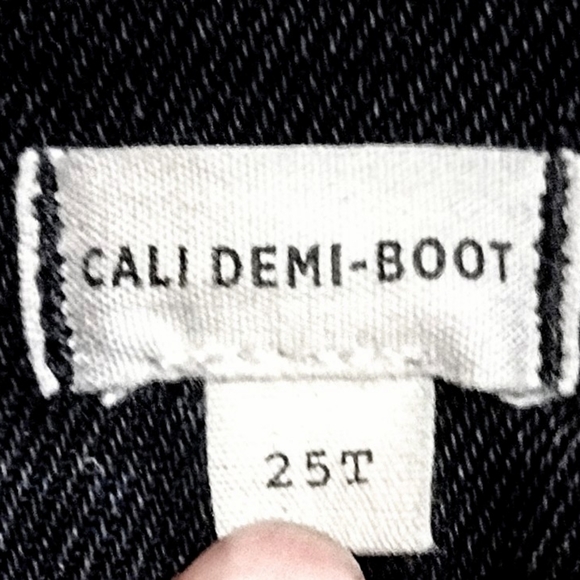 **MADEWELL** Cali-Demi Boot Jean In Edmunds Wash. Raw-Hem Edition. Size 25T - Picture 13 of 16